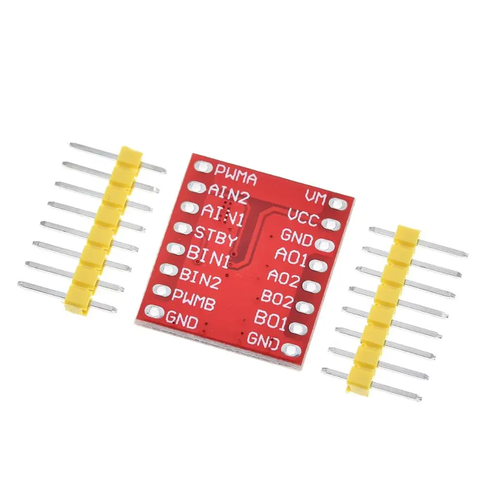 Двухмоторный драйвер TB6612 1А TB6612FNG для микроконтроллера Arduino лучше чем L298N |