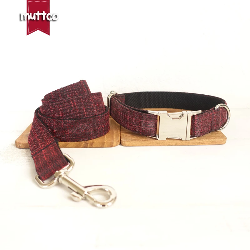 Компл./лот 100 MUTTCO красивый бант-узел ошейник красный костюм уникальный дизайн