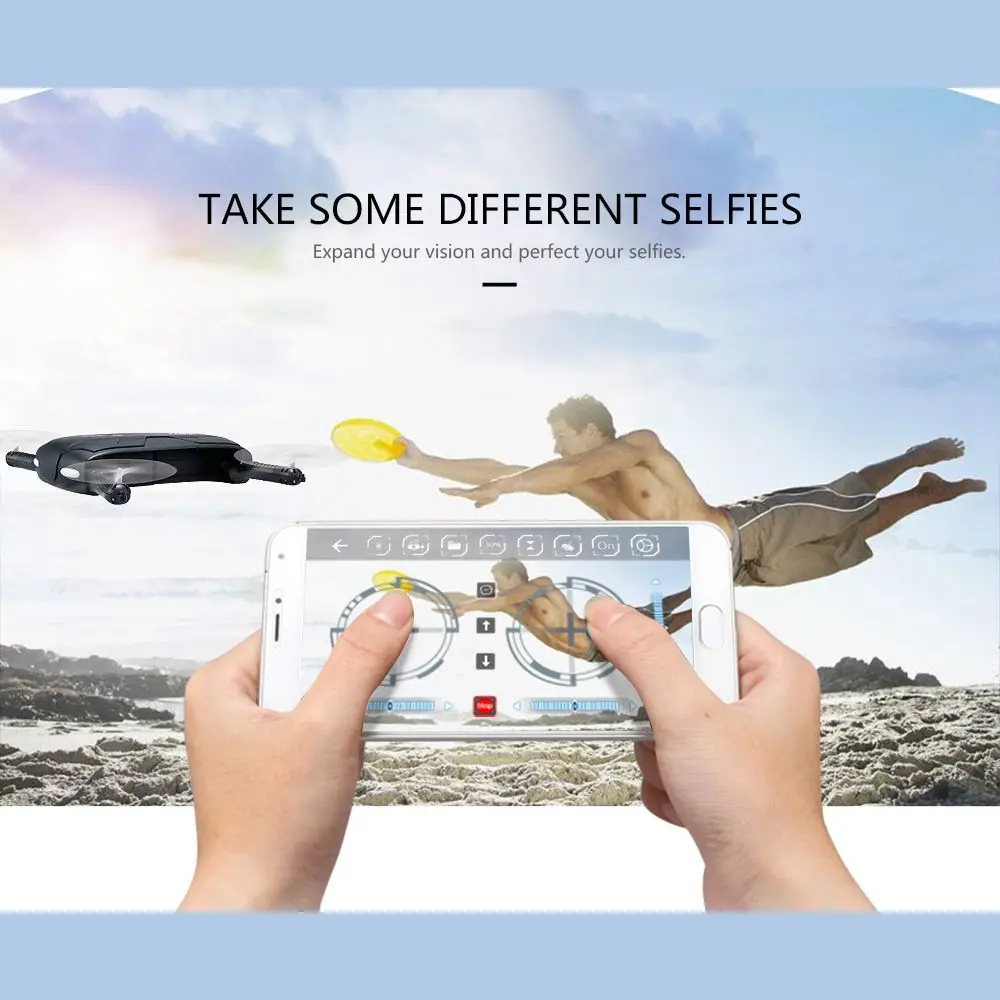 JJRC H37 Mini Selfie Drone Upgraded 2MP WIFI FPV Camera Foldable Arm APP Control RC Quadcopter RTF | Электроника