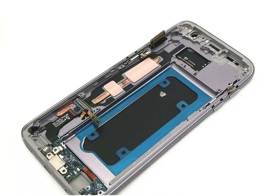 Супер AMOLED ЖК-дисплей для samsung Galaxy S7 G930 G930F ЖК-дисплей кодирующий преобразователь сенсорного экрана в сборе