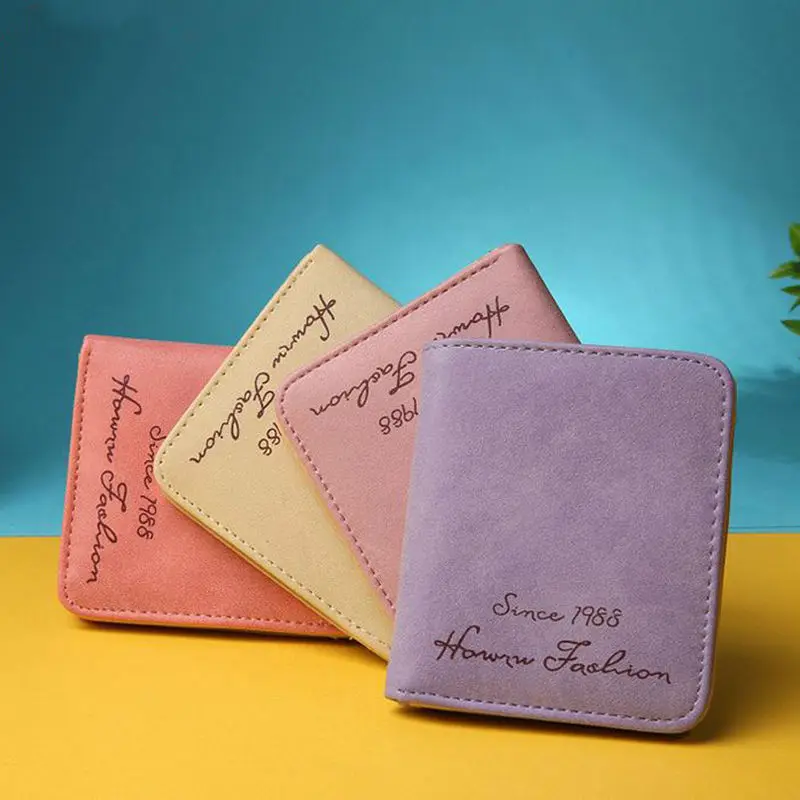 2016 Новый Урожай Леди Женщины Кошелек короткие Бумажник Держатель Карты Сумки