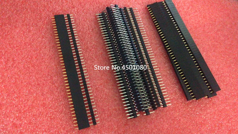 20 шт. 10 пар 40 Pin 1x40 Однорядный мужской и женский 2 54 поломки штыря PCB JST разъем полосы