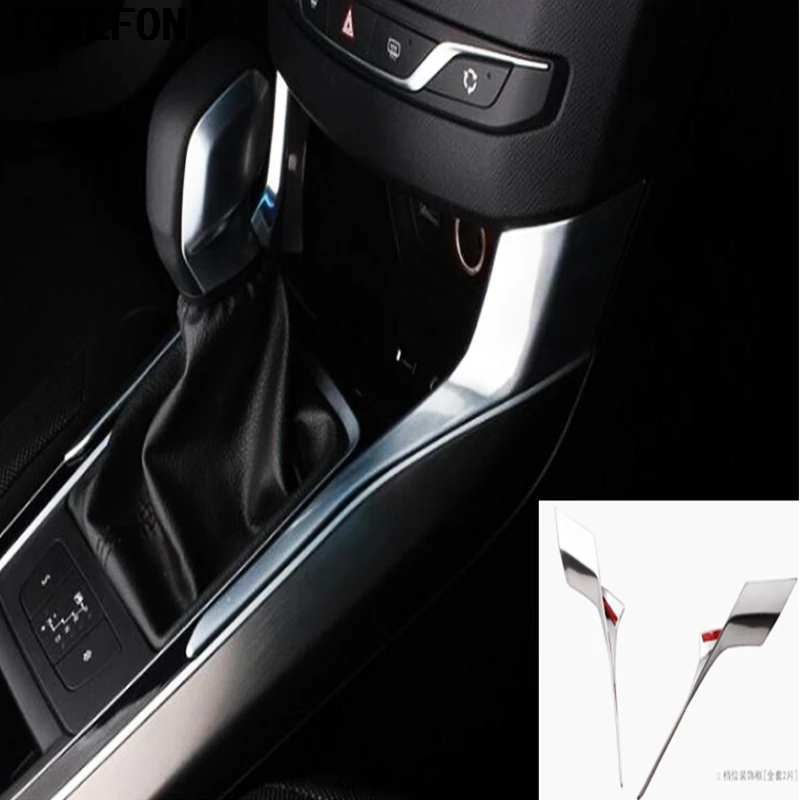 TOMEFON Стайлинг автомобильной крышки для Peugeot 308 2014 2015 2016 ABS хромированный уровень