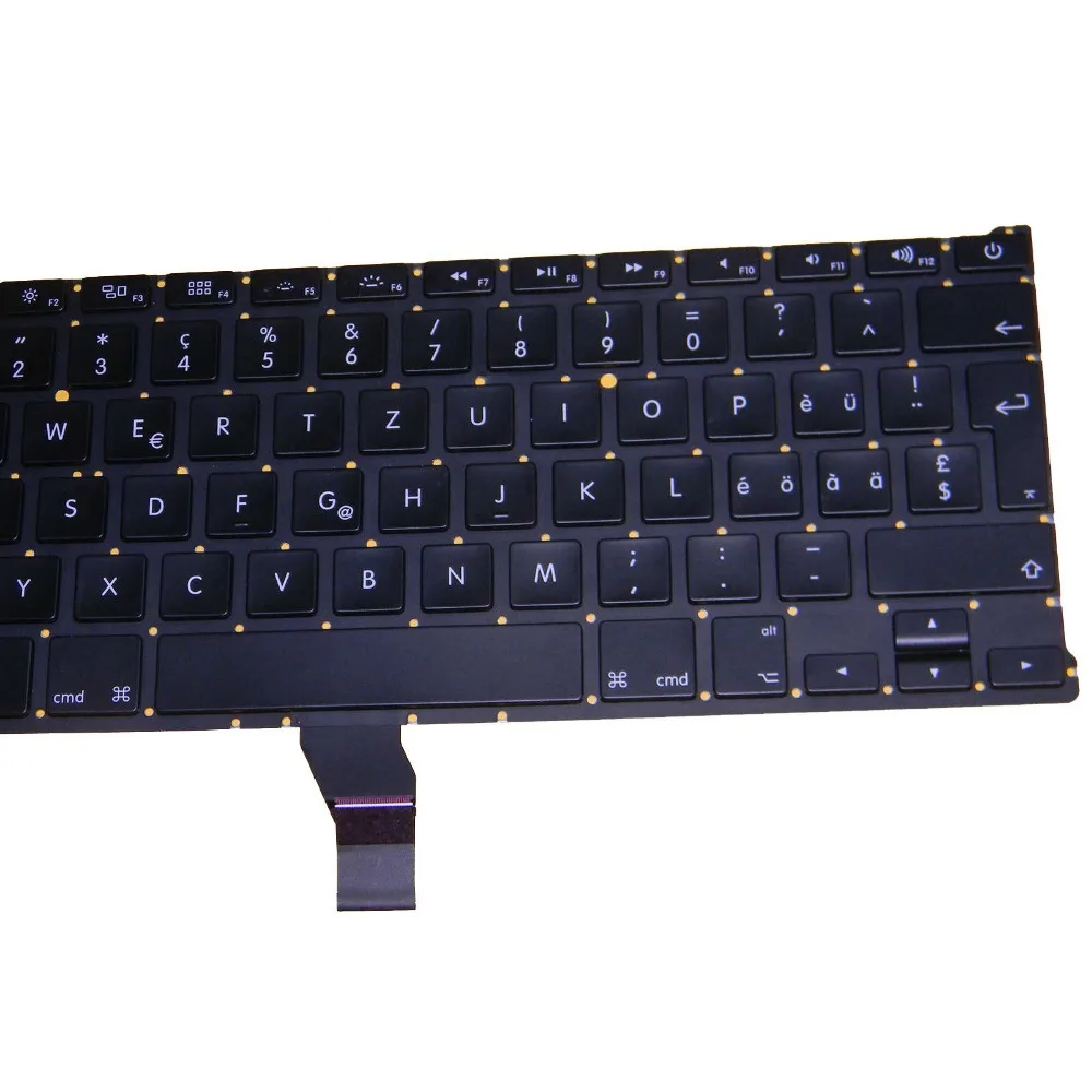 Новая клавиатура A1369 A1466 GR DE German Deutsch QWERTZ для Macbook Air 13 ''A1369 Clavier|ЖК-экран