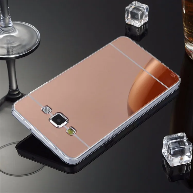 Luxury Fahion Mirror Gold Back Cover Case For Samsung Galaxy Grand Prime G530 G530F G530H G531F G531H Bling TPU Coque Shell Capa |