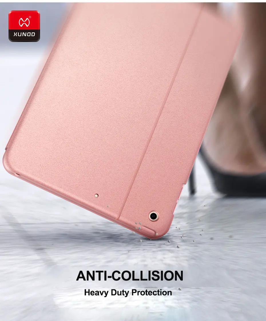 Роскошные кожаные Smart Cover для iPad Pro 9,7 дюйма mini 1234 Air 2 планшет ударопрочный 360 Защитный чехол Магнит до сна