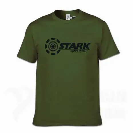 Безупречные отрасли футболки Tony Stark iron man летние брендовые хлопковые футболки 16 цветов повседневные футболки с короткими рукавами для фитнеса