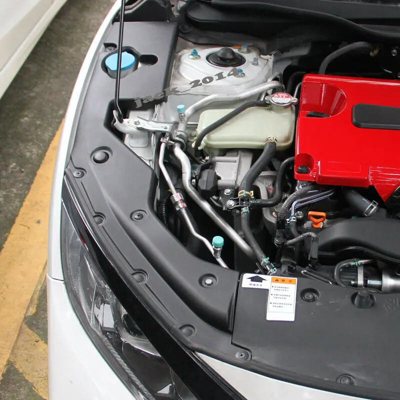 Крышка автомобильного двигателя из АБС крышка листа подходит для Honda 10 поколения