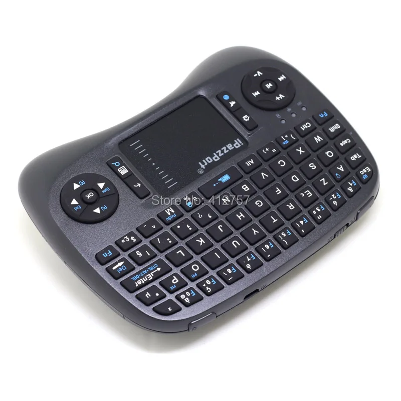 [Free DHL] iPazzPort(21TL) 2.4G Mini Wireless French Keyboard+Air Mouse+TouchPad Built-in Backlight High Quality- 30pcs