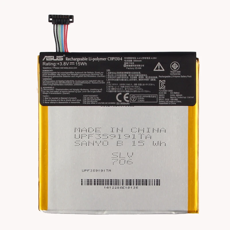 Оригинальный аккумулятор большой емкости ASUS C11P1304 для MEMO PAD HD 7 ME173X K00U K00B HD7 3950