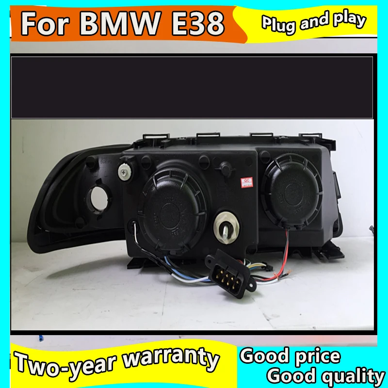 Автостайлинг для BMW E38 фары 1998-2002 светодиодный ные DRL Биксеноновые линзы дальний и
