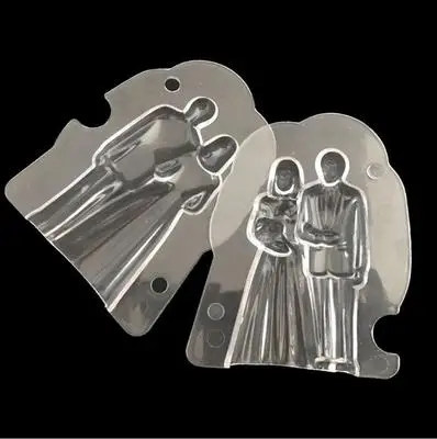3D шоколадная форма для свадебных влюбленных конфеты Сахарная паста формы