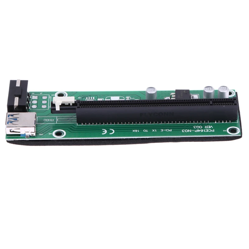 Горячий в России USB 3 0 PCI-E Express 1x к 16x расширитель переходника карты адаптер SATA 4pin IDE