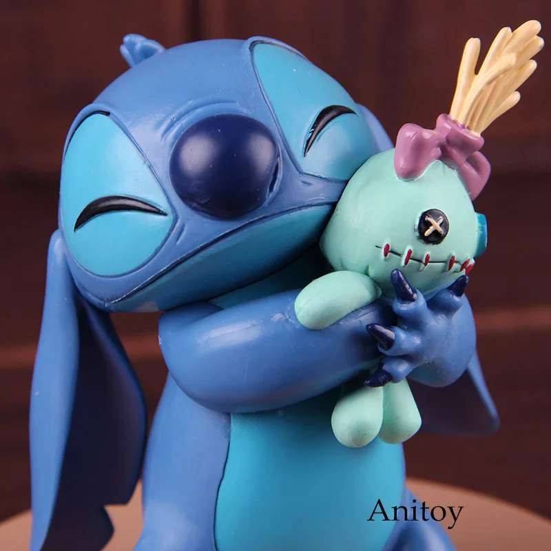 Lilo& Stitch фигурка экшн-стежка и Scrump счастье момент зверь Королевство D-Выберите 004 ПВХ Коллекционная модель игрушки