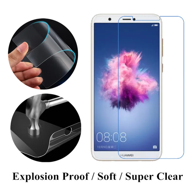 Нано Взрывозащищенная мягкая защитная пленка для экрана Huawei P Smart P9 Lite Y7 Prime honor 6c pro