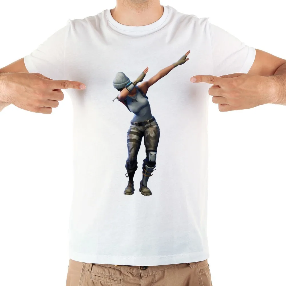 Веселая Футболка с принтом dabbing warrior летняя новая белая Повседневная футболка