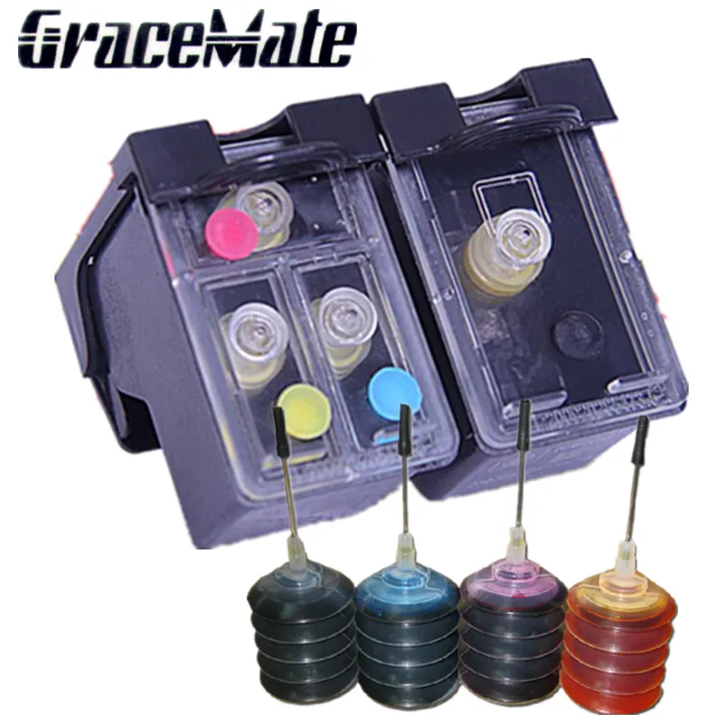 Совместимость 680 перезаправляемый картридж Замена для hp с чернилами Deskjet 2135 2136 2138