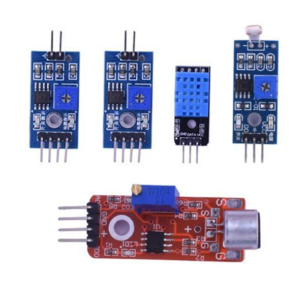 16 в 1 модули сенсор комплект проект супер Стартовые наборы для Arduino UNO R3 Mega2560 Mega328 нано Raspberry Pi 3 2 Модель B K62