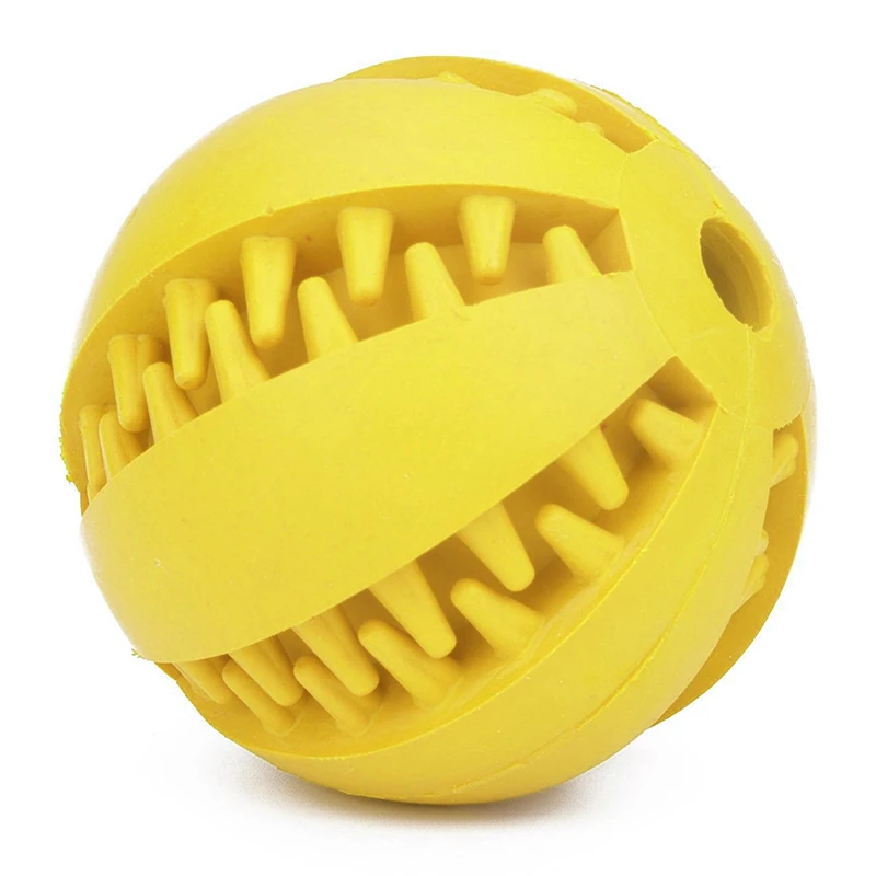 Pet Sof Pet игрушки для собак игрушка забавный интерактивный эластичный шарик жевательная игрушка для собаки зуб чистый шар еды Экстра-жесткий резиновый мяч