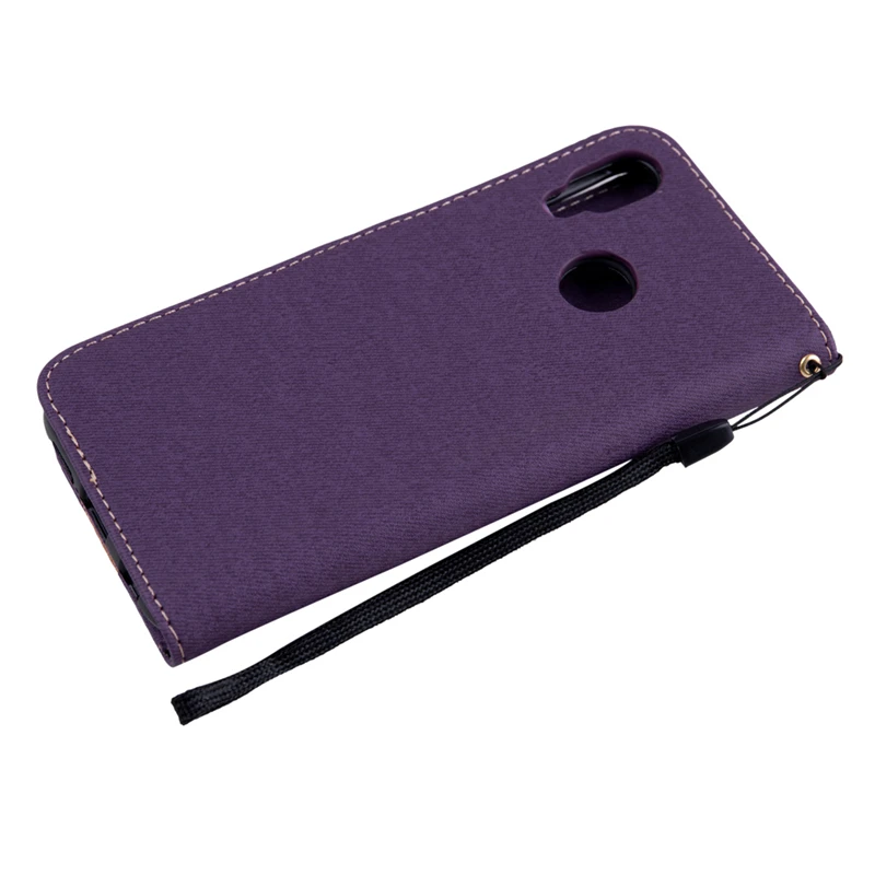Coque Мода флип чехол для huawei P20 Lite искусственная кожа + силикон бумажник задняя