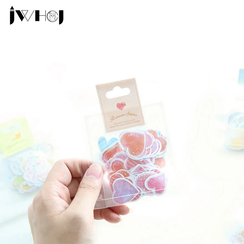 Акварельные водонепроницаемые наклейки JWHCJ 60 шт./пакет клейкий бумажный альбом