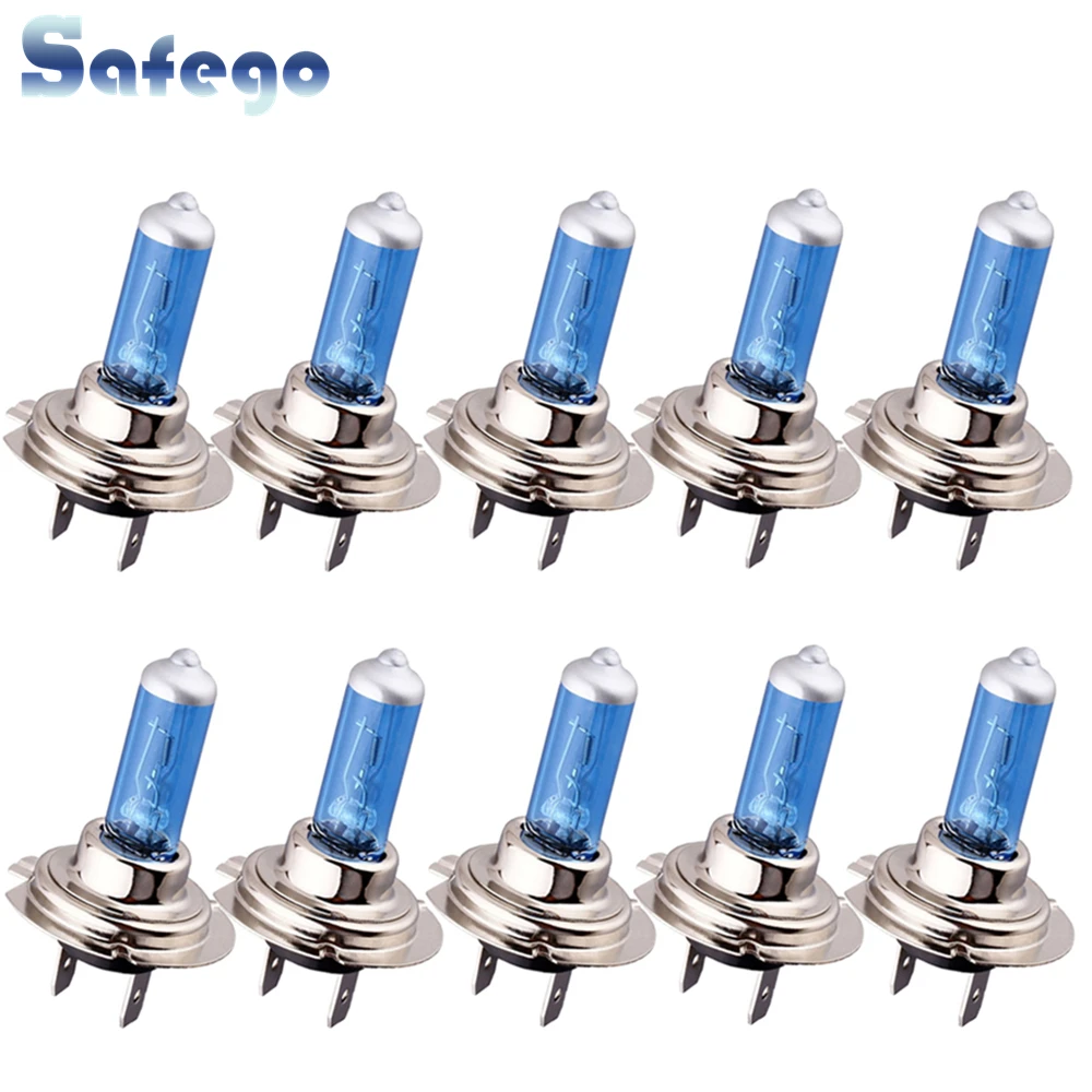 Галогенные лампы Safego 10 шт. 100 Вт 55 H7 PX26D ксеноновый головной светильник