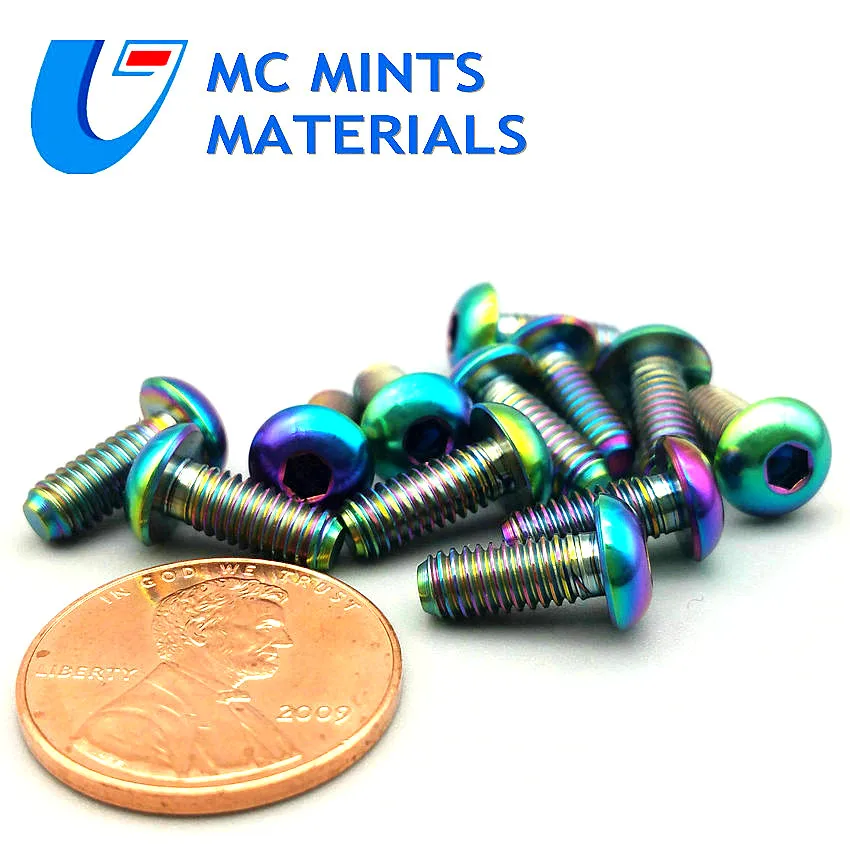 Титановые болты для верховой езды модифицированные винты M4 x/8/10/15/20 мм крепежные