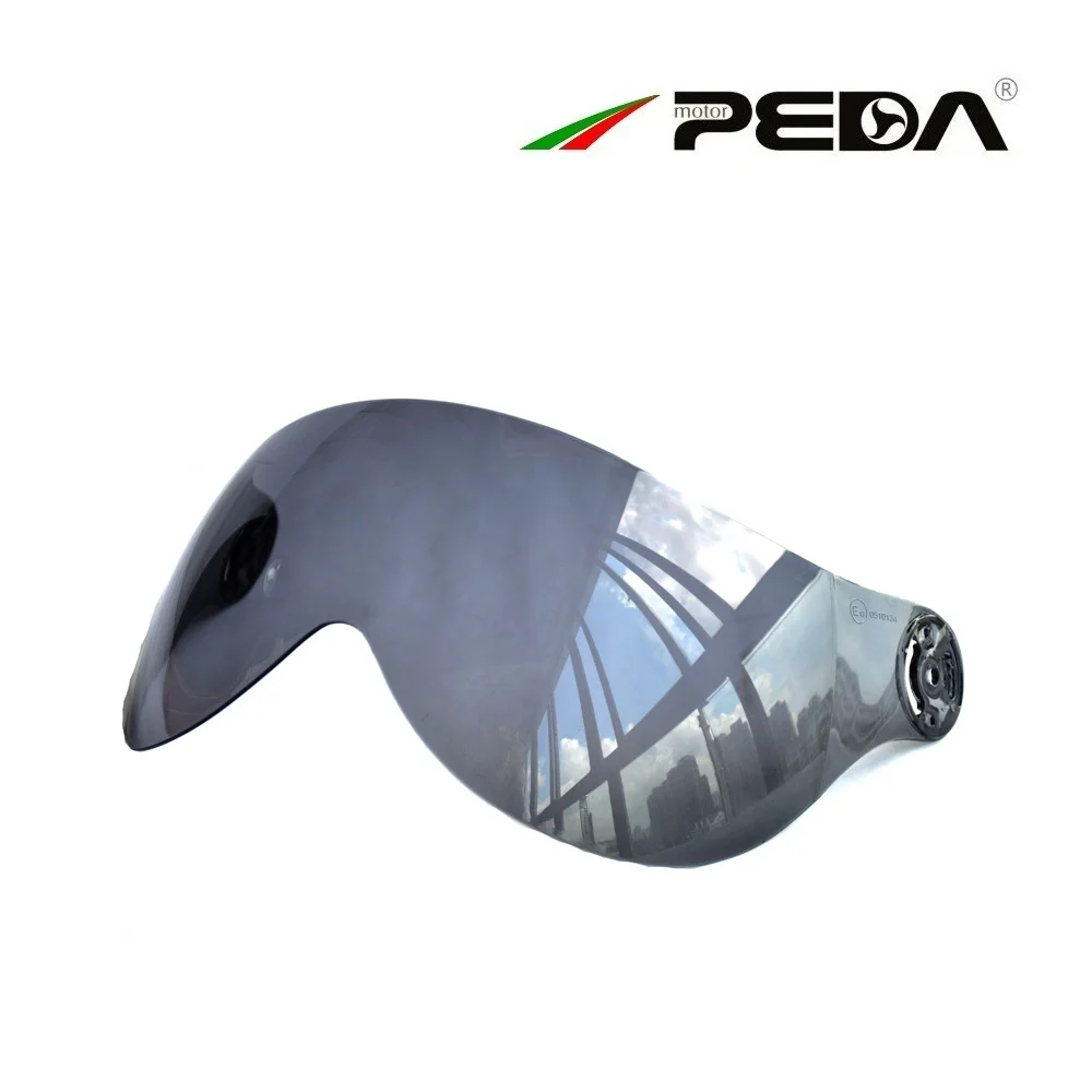 

2019 MOTORCYCLE HELMET VISOR SHIELD LENS TINTED SHIELD old and new version PEDA MOTOR Vintage leath cascos Scooter Jet helmt
