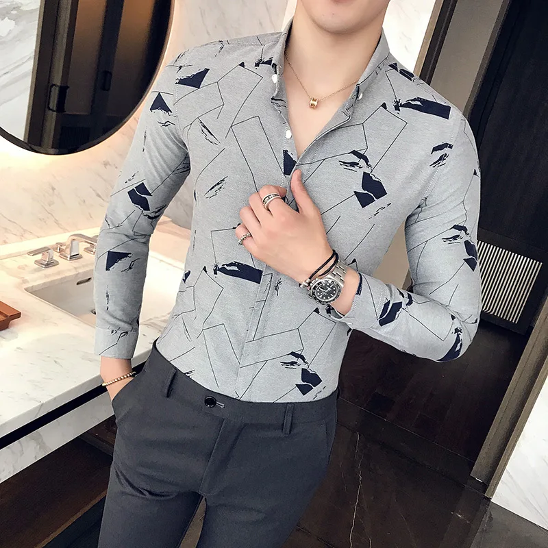 

British wind of new fund of 2017 autumn is long sleeve men shirt A238-1-60% cotton 40% CS17P60 kam
