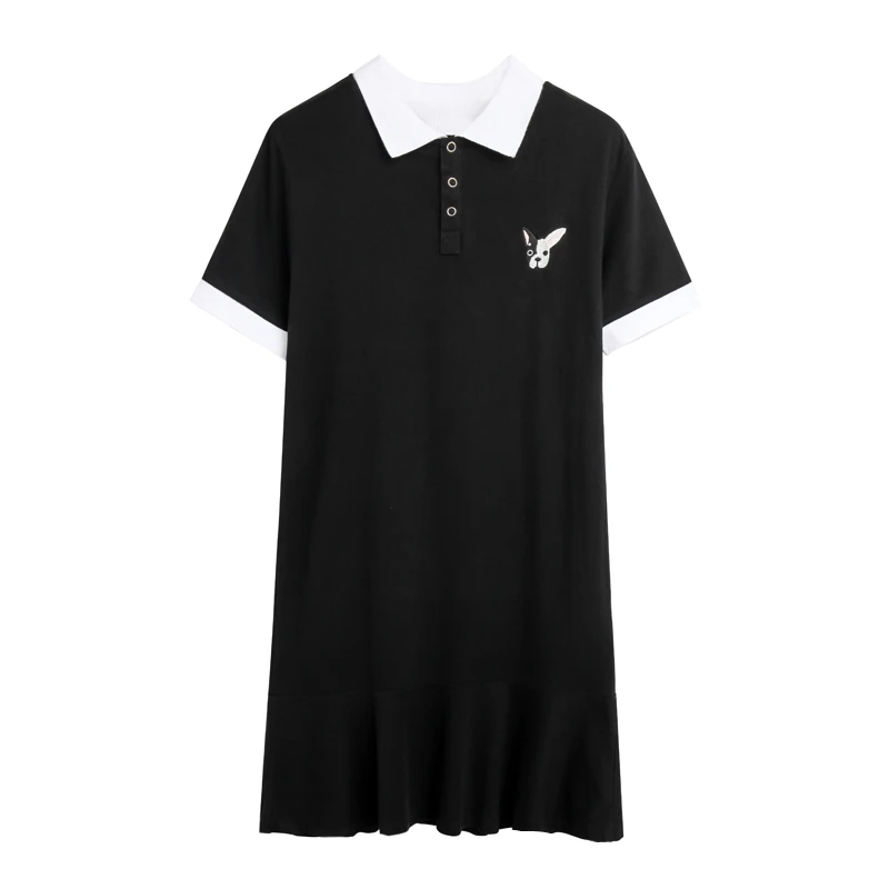 Женское платье футболка с коротким рукавом длинное Хлопковое большого размера