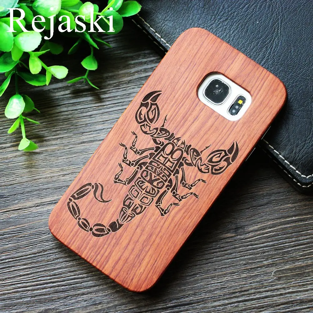 TPU Wood Чехол для телефона Rejaski из бамбукового дерева s для samsung Galaxy S9 Plus God Totem Wolf Ретро деревянный чехол для телефона samsung Galaxy Note 8 9 чехол - Цвет: TPU Wood