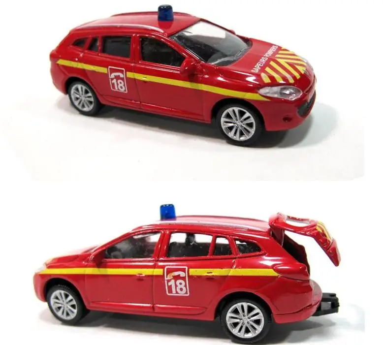 1:64 улучшенные модели автомобилей из сплава высокая имитация RENAULT MECANE 2008