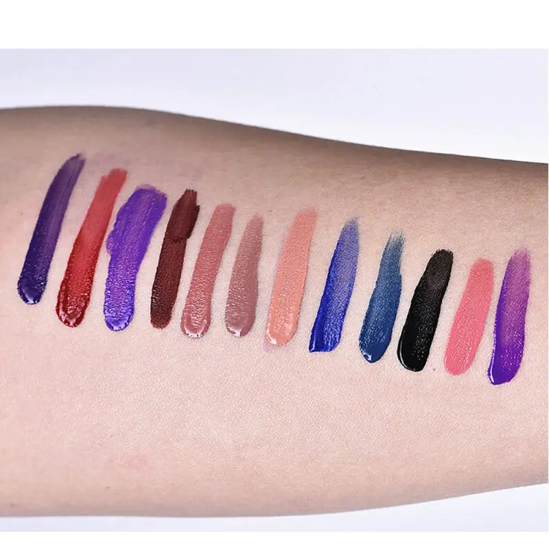 2017 Новый макияж Водонепроницаемый матовый бархат жидкая помада стойкий блеск