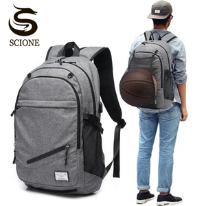 2018 Мужской холстинный  рюкзак для ноутбука  Для мужчин USB рюкзак Школьные  спортивные для подростков многофункциональный дорожный рюкзак