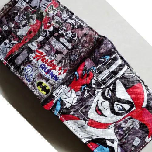2018 DC Comics Бэтмен Харли Квинн логотип кошельки кошелек Multi-Цвет 12 см кожаный W125 |