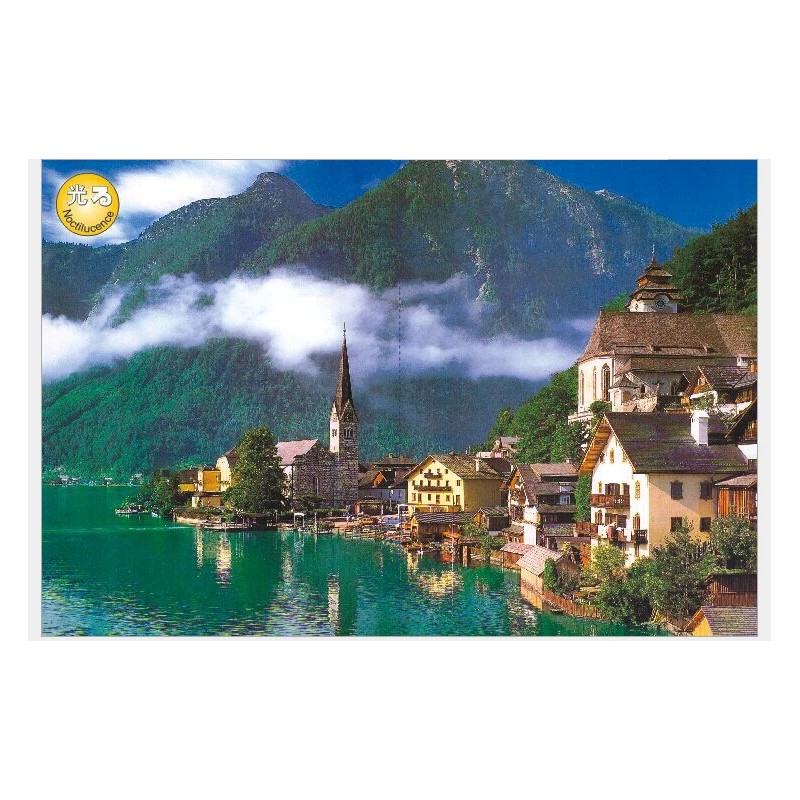 New1 набор 1000 шт дети головоломки пейзаж Обучающие игрушки-пазлы космические