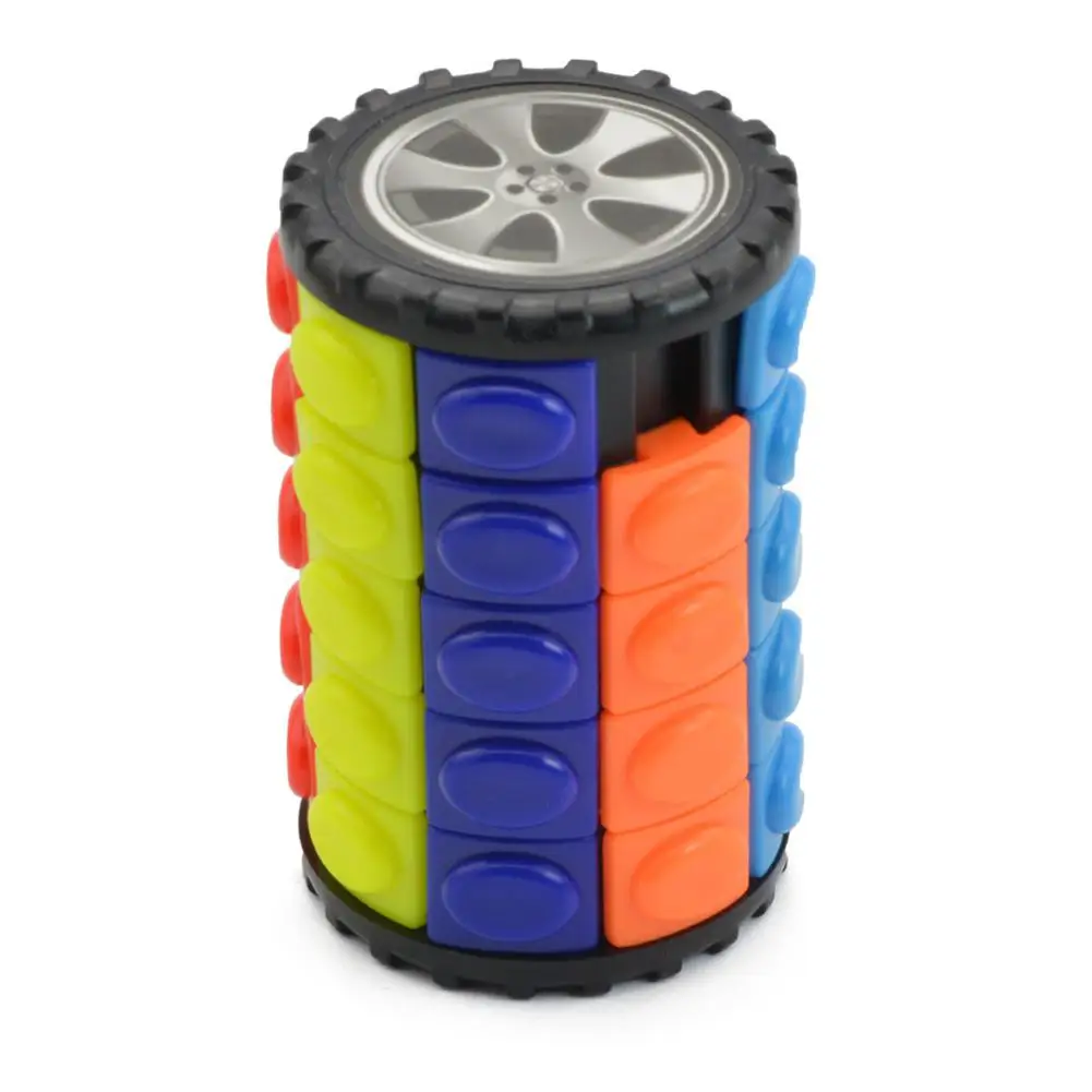 5x5 Кукурузная форма Полезная декомпрессия волшебный куб ручной спин анти-стресс DIY цилиндрические Пазлы игрушка 3D Детские Развивающие головоломки игрушки - Цвет: 5x5