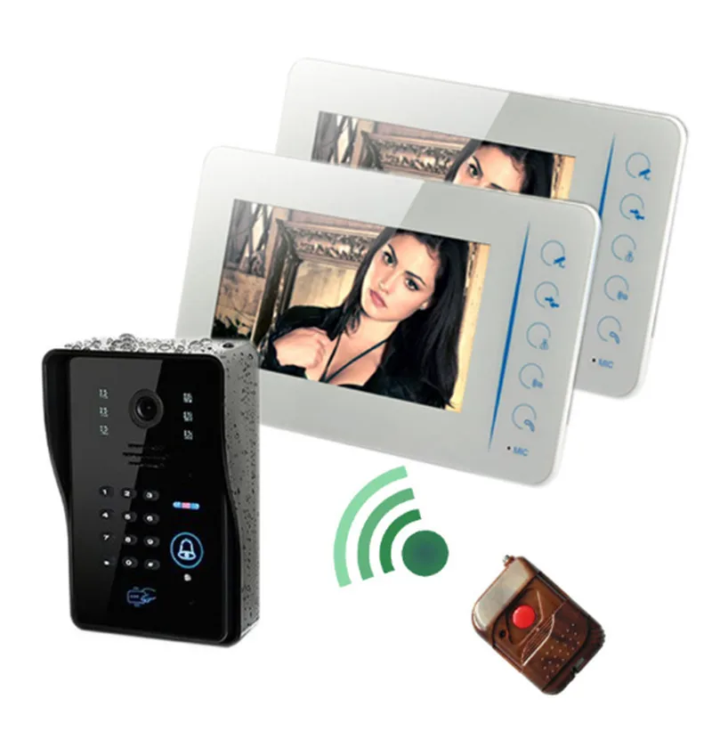7 Inch Multifunctionele Intercom Video Deurtelefoon Ondersteuning Externe Camera
