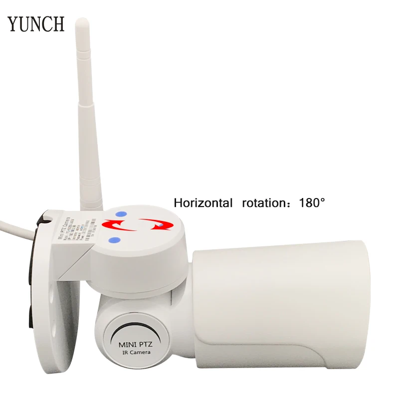 YUNCH Draadloze Pan tilt Zoom CCTV IP камера 2MP Full HD Netwerk мини PTZ купольная 4X zoom wifi P2P