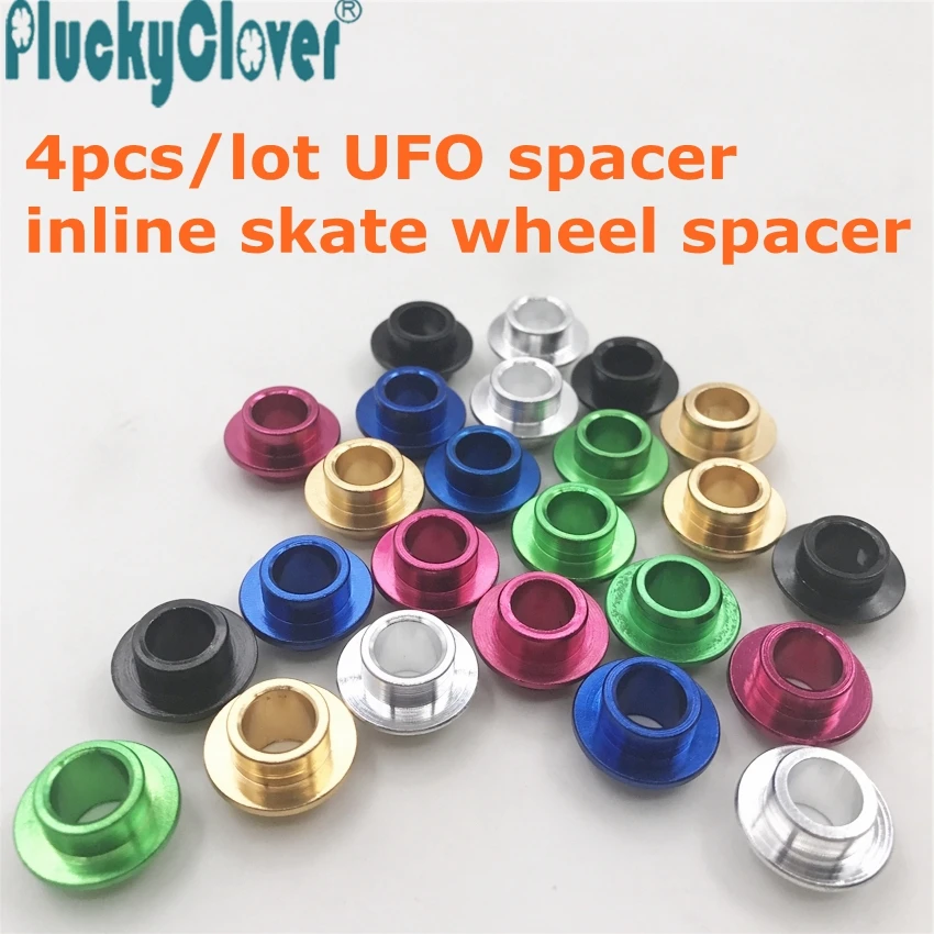 4 шт./лот втулка обувь разделитель роликовый скейт Freewheel 608 подшипниковые колеса