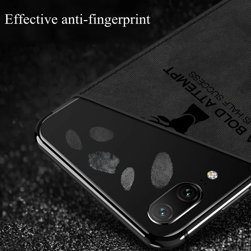 Тканевый чехол для Huawei P20 Pro Lite Mate 9 8 10 Nova 3 P10 Plus холщовый Honor 9i V10 8X V3 Max чехлы|Бамперы|