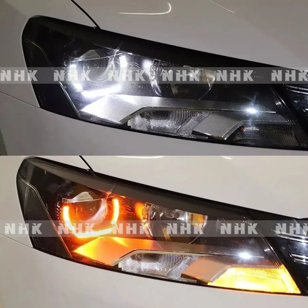 Фары автомобиля фары высокой лайнер лампы обновления для Passat 2011-2015 без