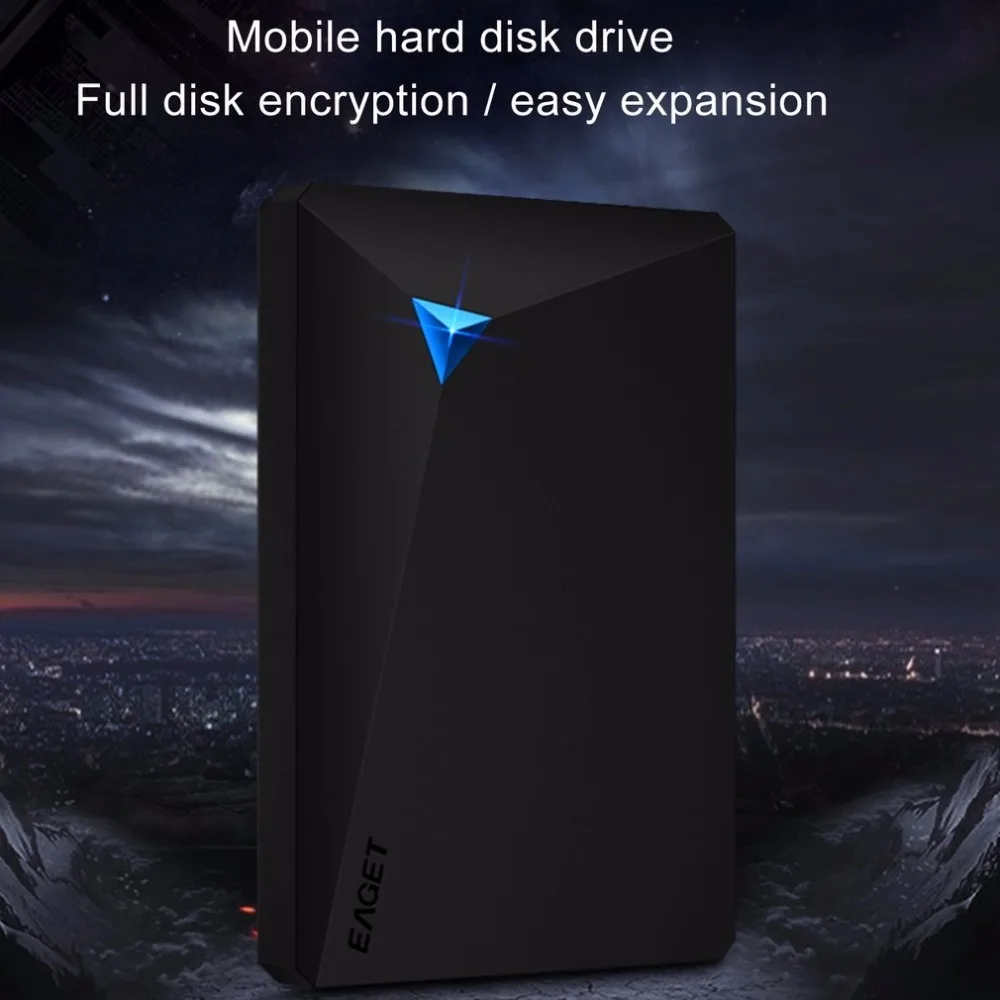 EAGET G20 высокое Скорость USB3.0 жесткие диски 2,5 дюймов 500 Гб 1 ТБ 2 ТБ 3 ТБ противоударный полный Шифрование внешний жесткий диск HDD для ПК