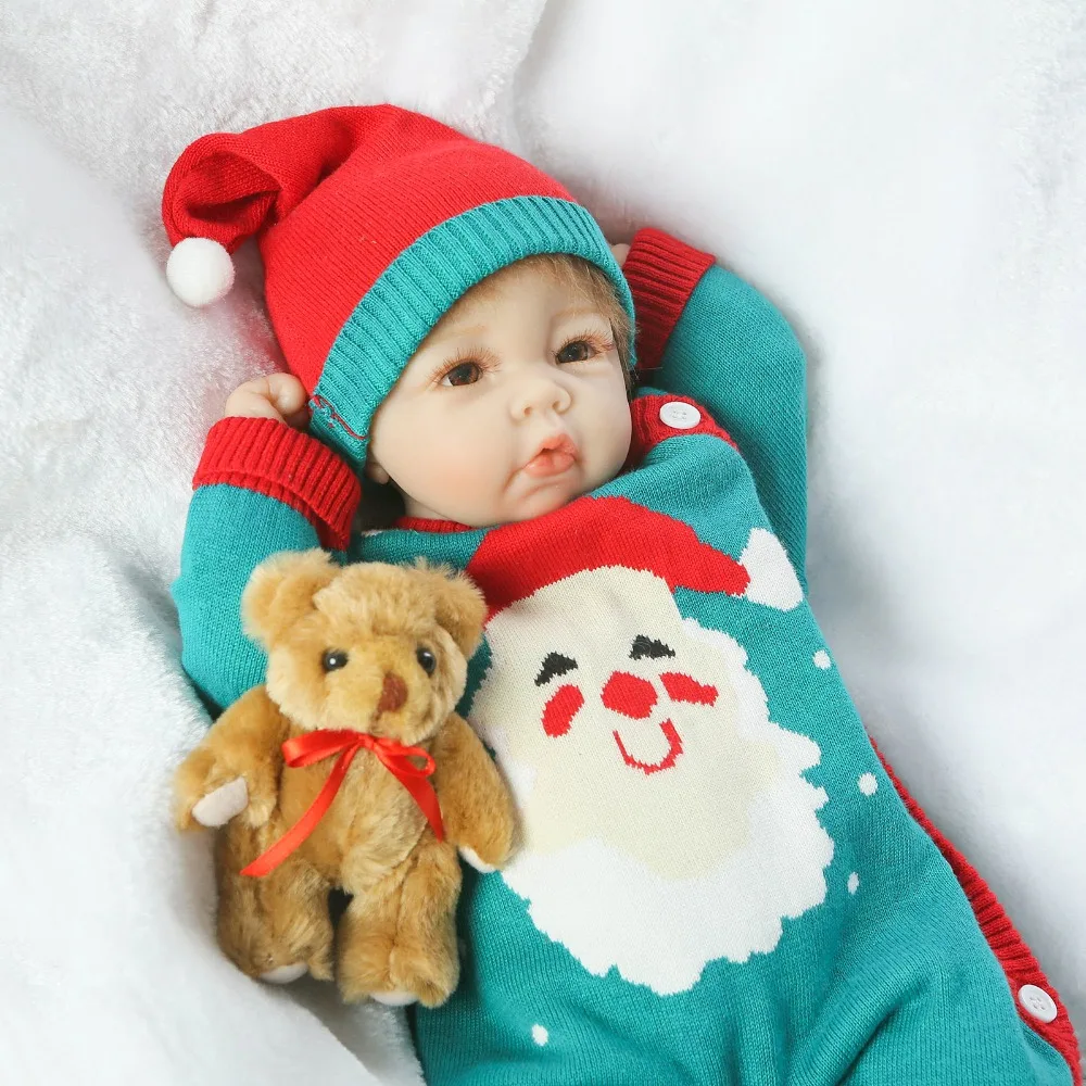 50 см Силиконовые Reborn куклы Baby живой реалистичный Boneca Bebe реалистичные настоящая