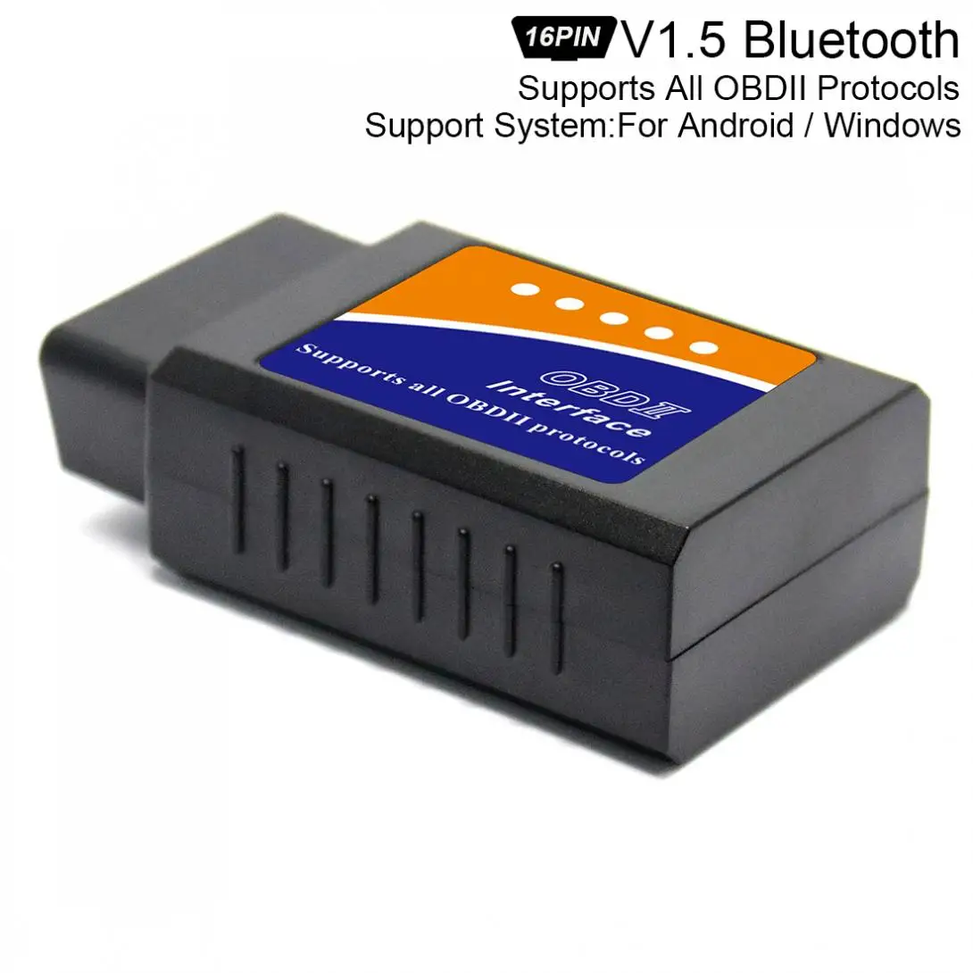 ELM327 V1.5 чип Супер Мини Bluetooth сканер беспроводной интерфейс авто считыватель кодов