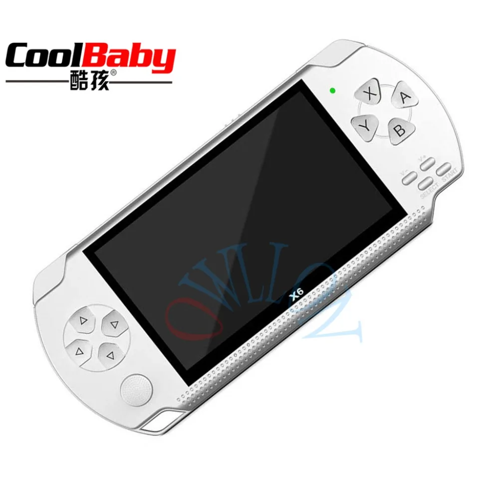 10 шт. портативный X6 Ручной игровой плеер 4 3 дюйма 8 Гб 32 бит тв видео игровая