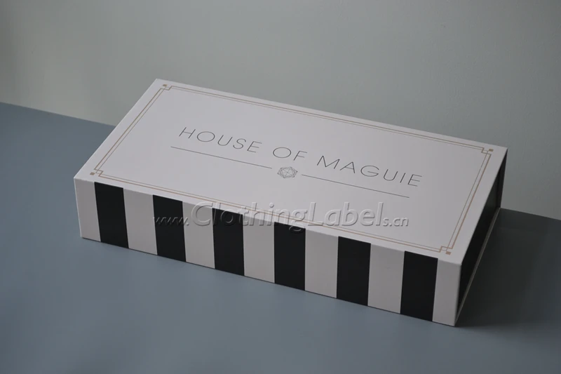 Новый дизайн Складная Подарочная коробка белая картонная упаковочная с двумя