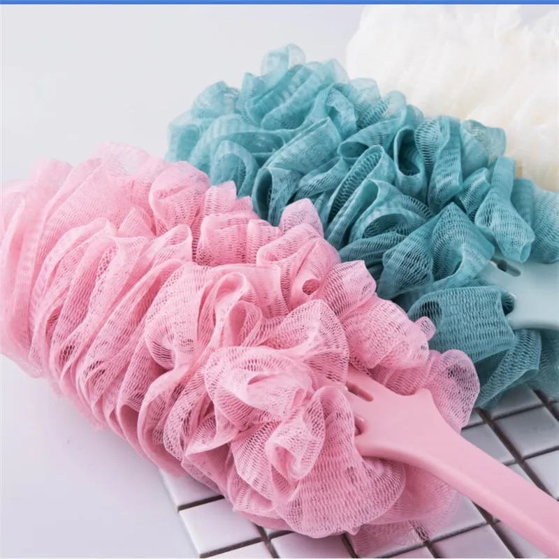 1 шт. Ванная комната длинной ручкой кисти ванны скруббер массируя кожу