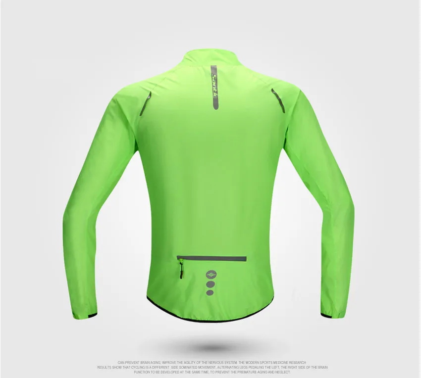 Santic Men's Cycling Jacket Windproof Coat MTB Bike Running Jackets Sport Windbreaker Jerseys Bicycle Cycle Wind Coat Clothing