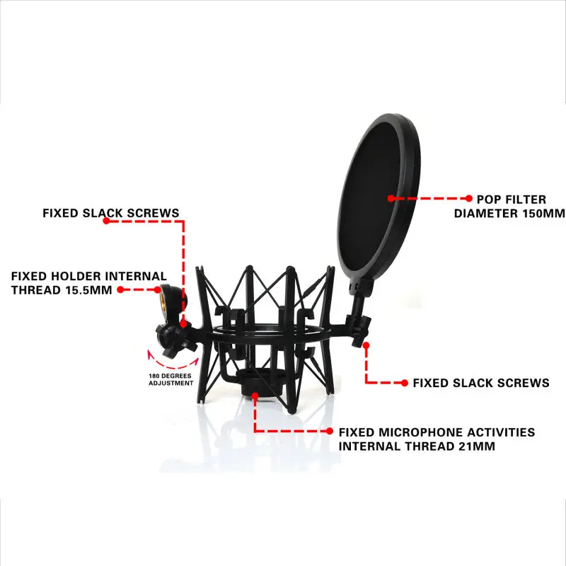 SH 100 Горячая Распродажа микрофон профессиональное ударное крепление с поп